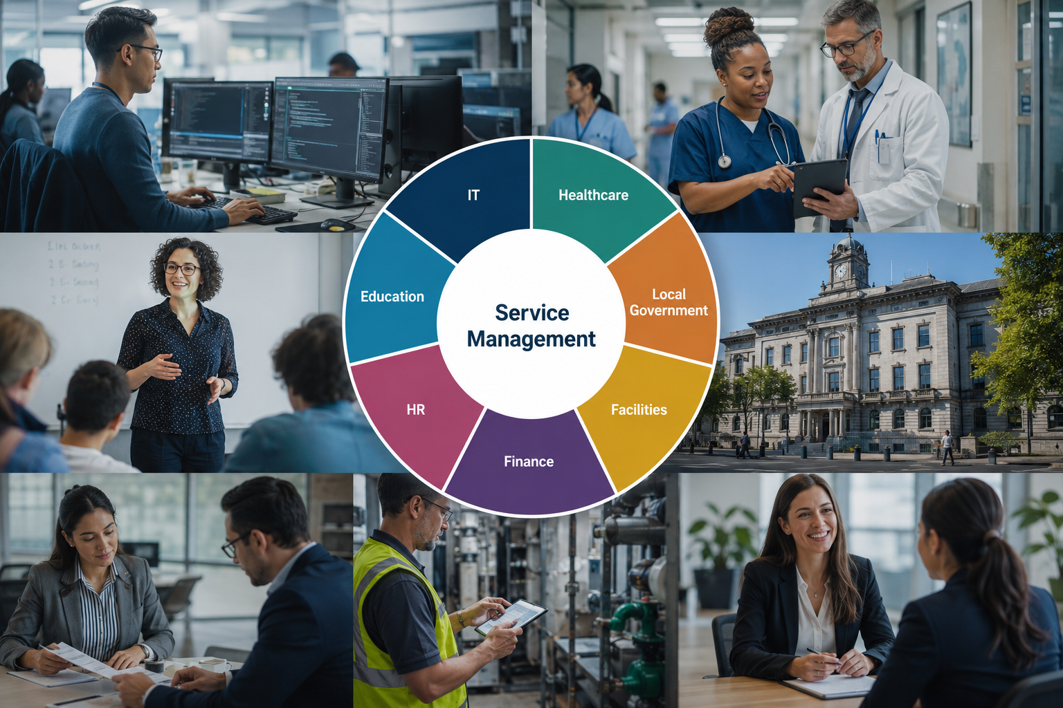 Service Management practitioners across IT, healthcare, local government, facilities, finance, HR and education